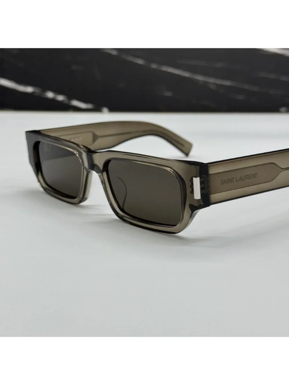 NWT Saint Laurent  SL660F 003 Unisex Square Sunglasses